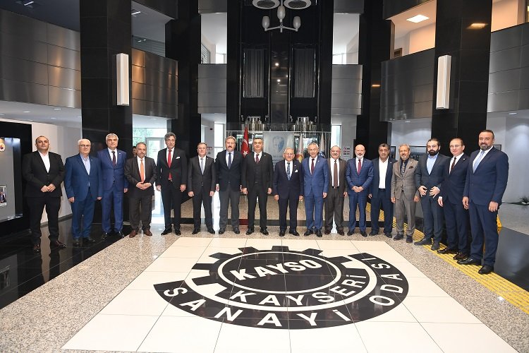 Kayseri’de Oda başkanlarına başkanlardan ziyaret