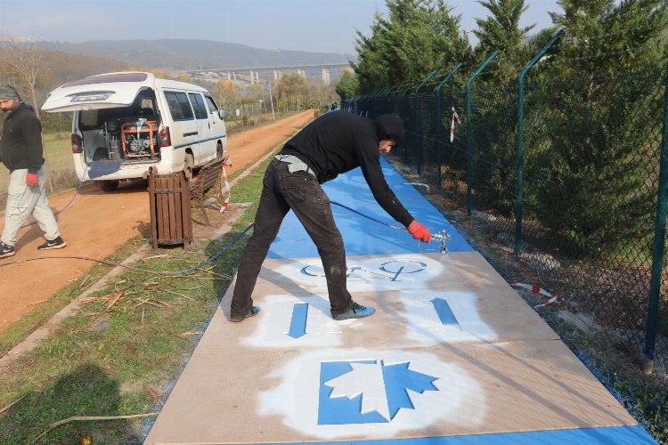 Kocaeli İzmit’in Bıçkıderesi’nde bisiklet yolu ortaya çıktı