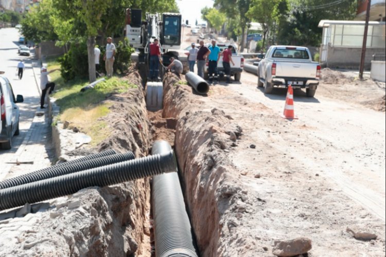 Nevşehir’de alt yapı çalışması tam gaz