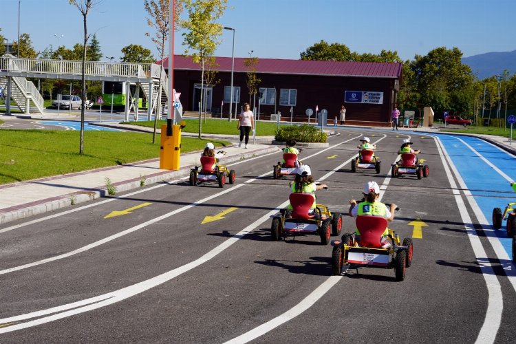 Kocaeli’de Trafik Eğitim Parkı’nda yoğun mesai