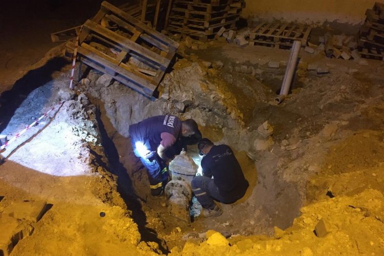 Manisa Gölmarmara’da gece çalışması
