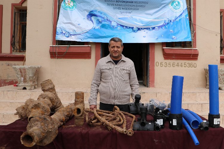 Manisa Turgutlu’da kanalizasyon çalışması