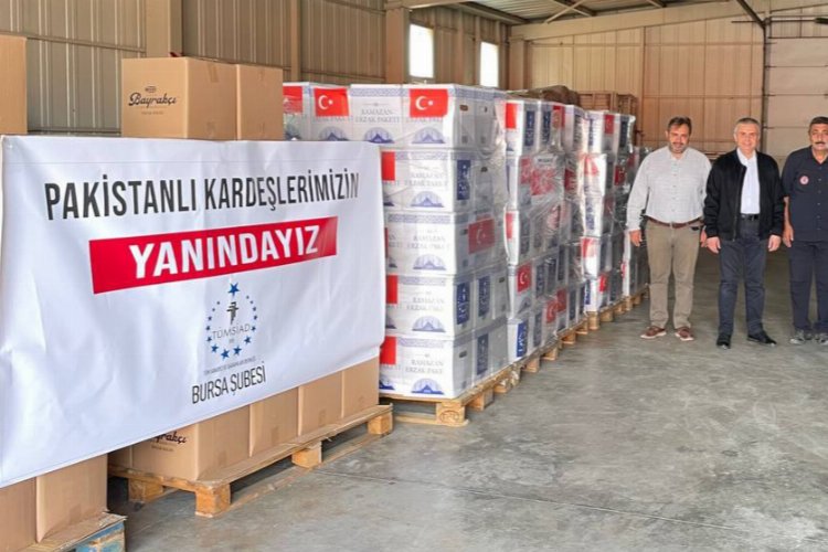 TÜMSİAD Bursa’dan Pakistan’a sel desteği