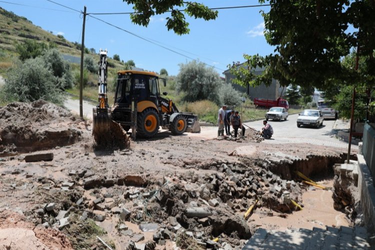 Nevşehir’de alt yapı çalışması