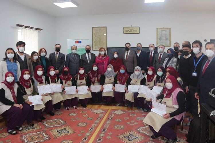 Bursa’da Yiğitali kadınları sertifikalandı