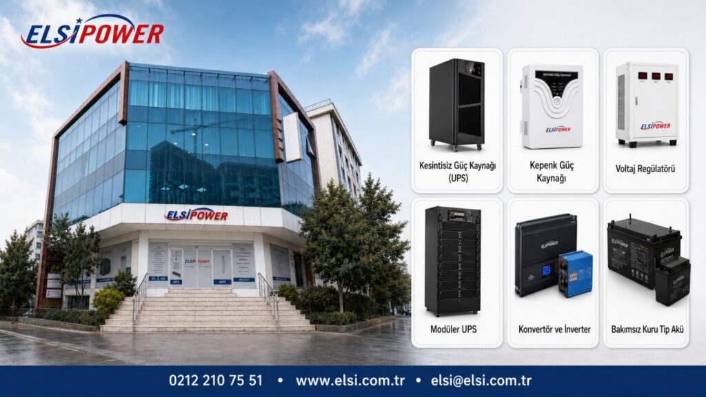 Kesintisiz Güç Kaynağı ve Enerji Sistemlerinde Profesyonel Çözümler: ELSIPOWER