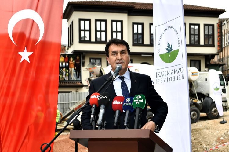 Bursa Osmangazi’de yeni hizmet binasının temeli atıldı