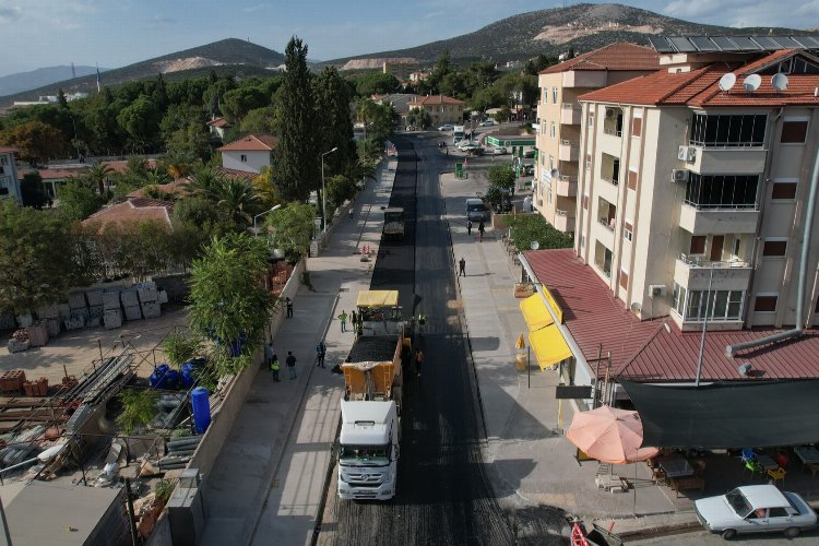 Muğla’da Yatağan Mehmet Özcan Caddesi asfaltlandı