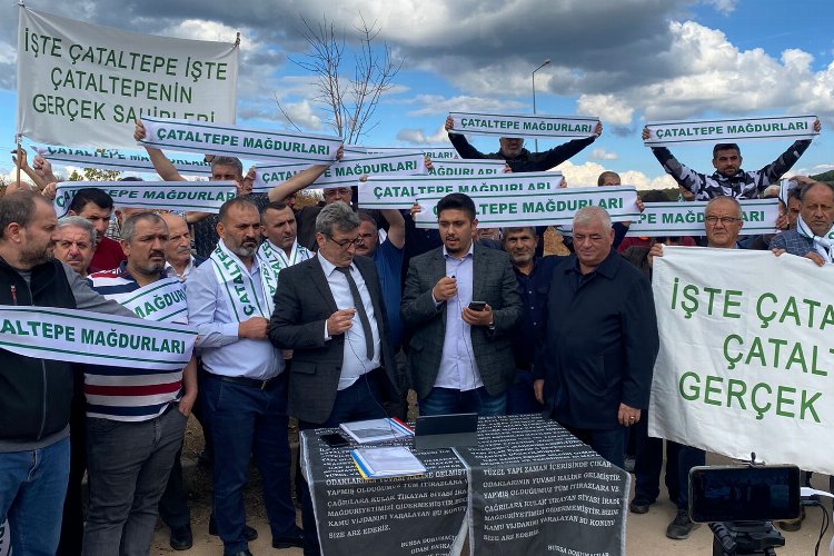 Bursa’da Çataltepe mağdurları çıkış arıyor!