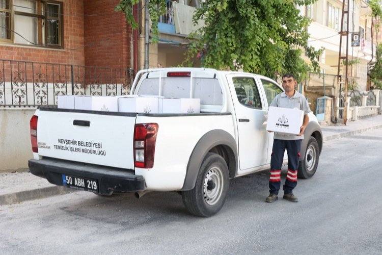 Nevşehir Belediyesi’nden kurban ikramı