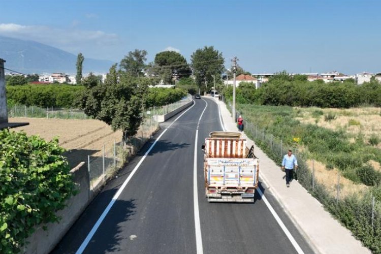 Bursa Gürsu’da İsabey yolu bayrama yetiştirildi