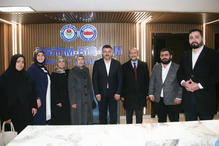 Bursa’da Saadet Partisi’nden Eğitim-Bir-Sen’e ziyaret