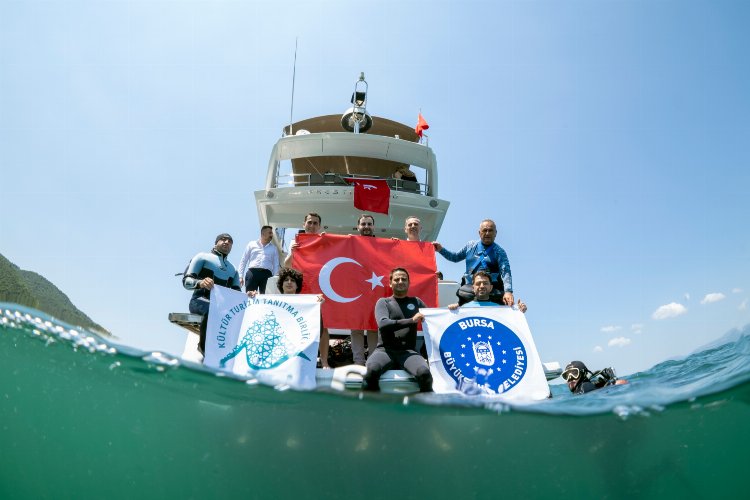 Bursa Gemlik Körfezi’nde ‘bayram’ dalışı