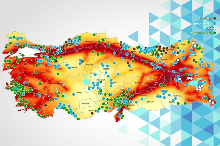 Türkiye’nin ‘Afet Risk Haritası’ çıkarıldı