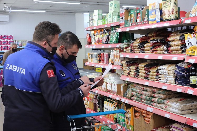 Bursa Gürsu’da zabıtadan market denetimi