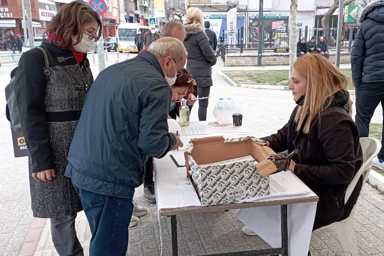 Bursa Gemlik’te imzalar 5 bini geçti