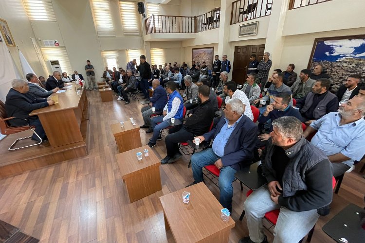 Mardin Artuklu’da Başkan Tatlıdede pazarcı esnafını dinledi