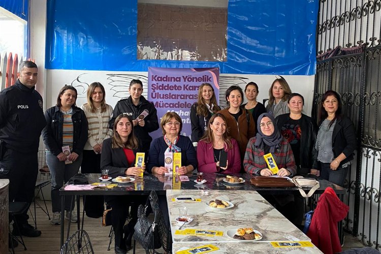 Manisa Gölmarmara’da kadınlara ‘şiddetle mücadele’ anlatıldı