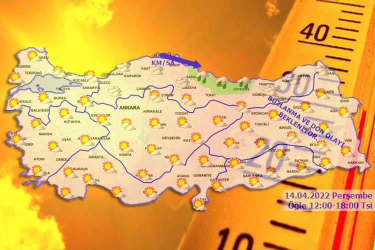 Havalar sıcaklığı artıyor