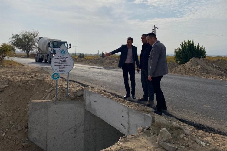 Manisa’da menfez çalışmaları sürüyor