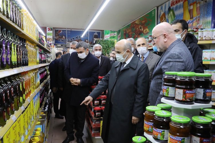 Mardin’de Vali Demirtaş’tan marketlere denetim