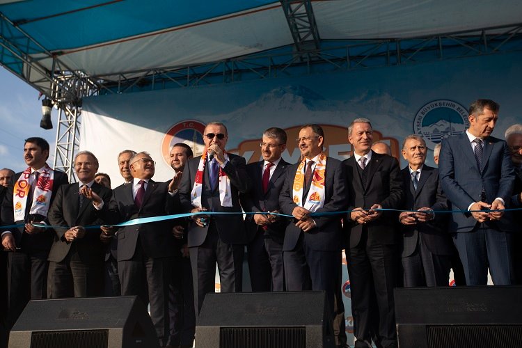 Kayseri’de Cumhurbaşkanı Erdoğan heyecanı