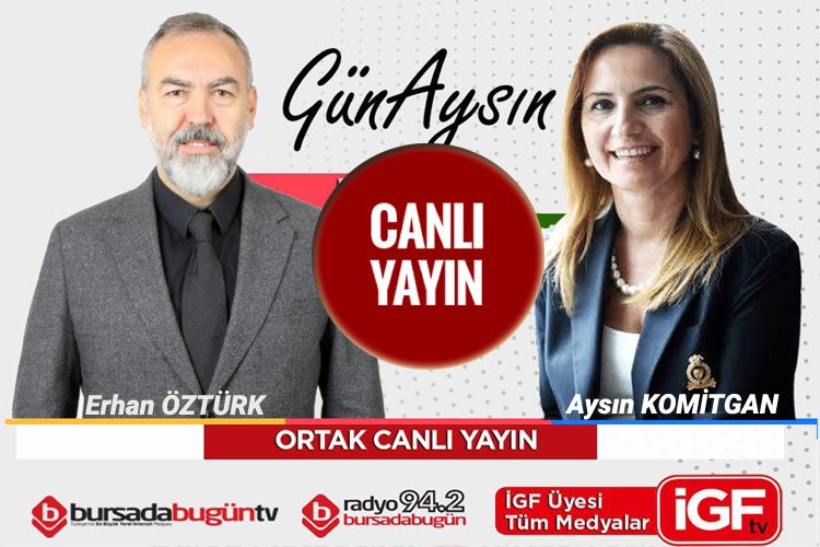Bursa’da matbaacılar ve kırtasiyecilere talip Erhan Öztürk İGF TV ortak yayınında
