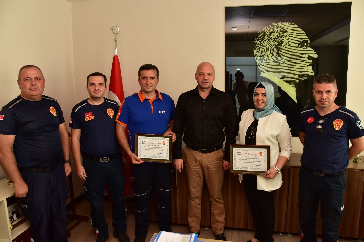 AFAD’dan Manisa İtfaiyesi’ne ‘eğitim’ teşekkürü