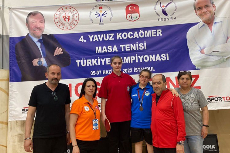 Sakaryalı özel sporcular ‘masa’da  üçüncü oldular