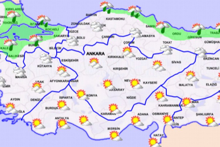 Türkiye’de bugün hava nasıl olacak? Kuzey yağışı, Marmara sisli…
