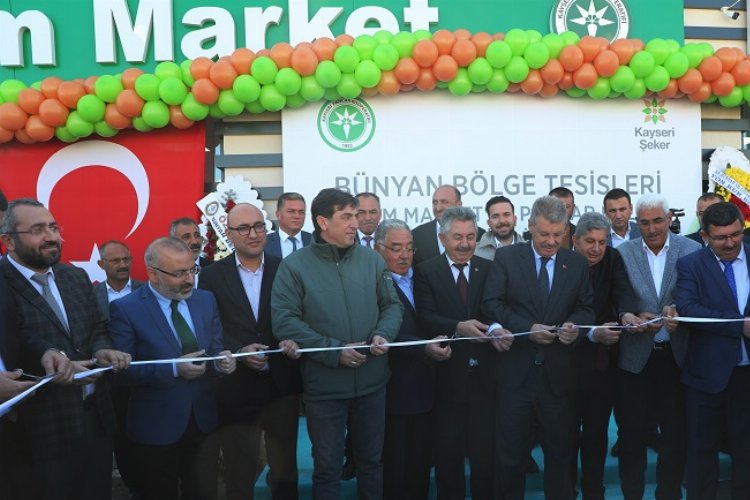 Kayseri Şeker’den Bünyan’da çifte açılış