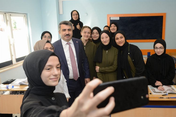 Bursa Yıldırım’da haftanın ilk mesai saati öğrencilerin