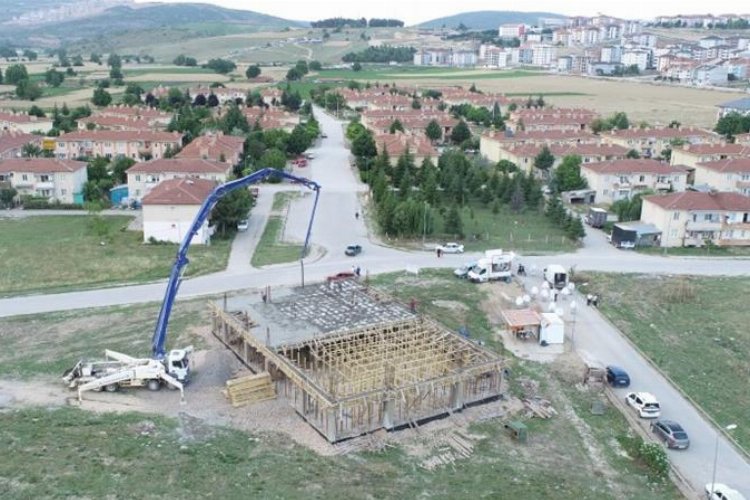 Bursa İnegöl’e hayırsever katkılı camiye temsili temel