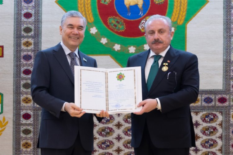 TBMM Başkanı Şentop’a ‘Devlet Nişanı’