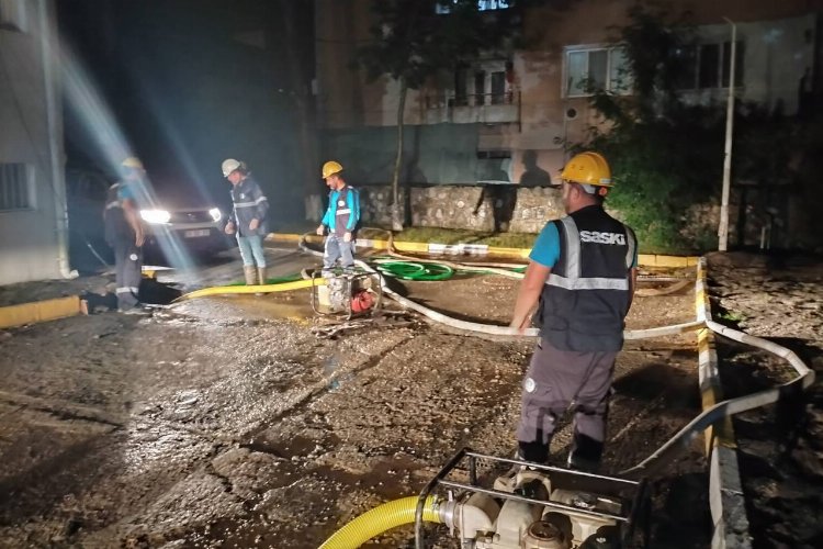 Sakarya Ferizli’de su baskınına SASKİ müdahalesi