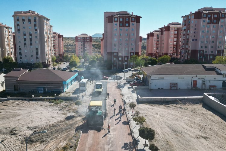 Nevşehir Mehmet Akif Ersoy’da sıcak asfalt çalışması