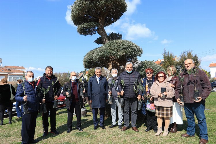 İzmir Güzelbahçe’de ‘Zeytinime Dokunma’ eylemi