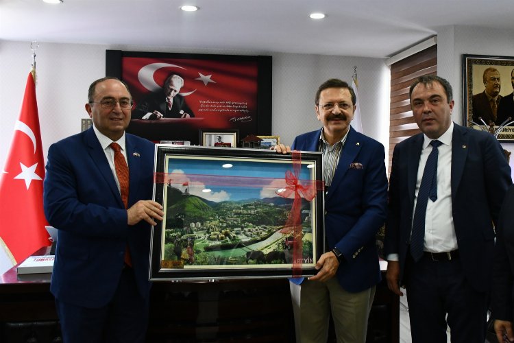 Hisarcıklıoğlu’ndan Başkan Elçin’e ziyaret