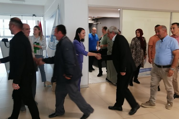 Bilecik Pazaryeri’nde personel bayramlaşması