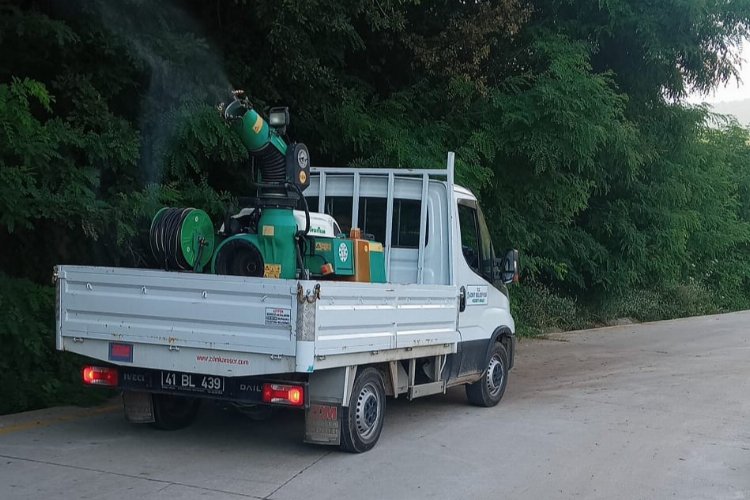 Kocaeli İzmit’te vektörle mücadele sürüyor