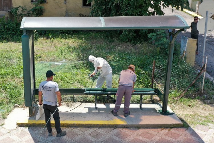 Kocaeli’nin durakları onarımdan geçiyor