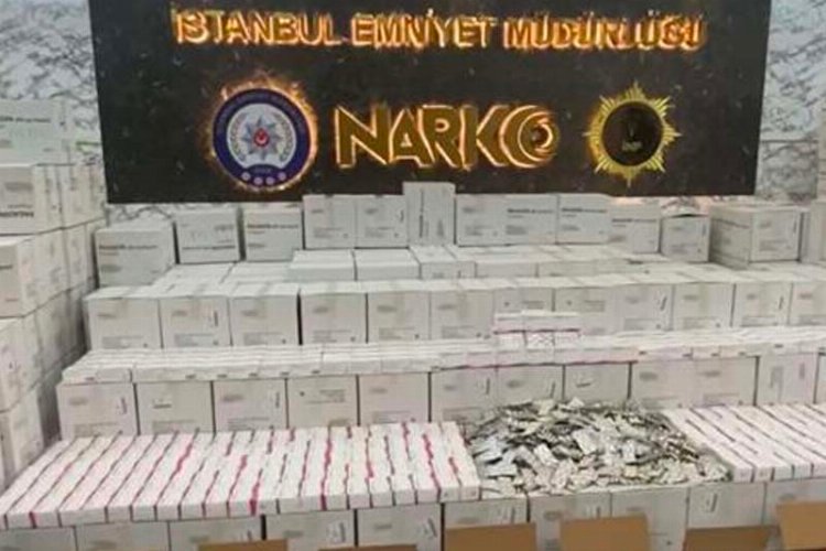 İstanbul’da uyuşturucu operasyonu: Matbaadan binlerce hap çıktı!
