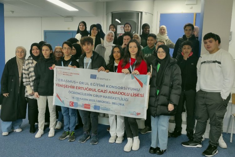 Bursa Yenişehirli öğrenciler Erasmus Projesi’ne katıldı