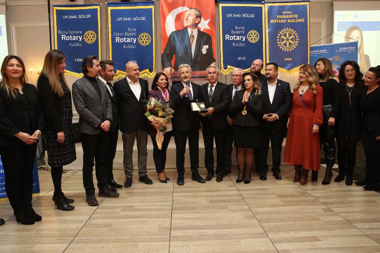 Bursa’da Bademli Rotary’dan Nilüfer’e teşekkür