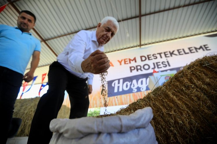 Muğla Milas’ta üreticiye 1 milyon 300 Bin TL değerinde yem desteği