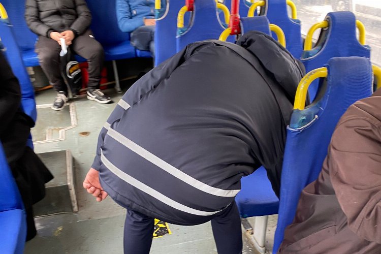 Nevşehir’de zabıta özel halk otobüslerini denetledi