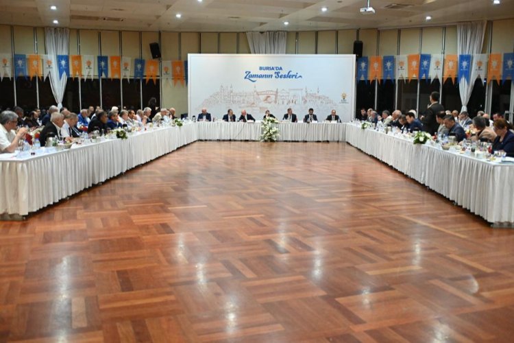 AK Partili Zengin, Bursa’da STK başkanları ile buluştu
