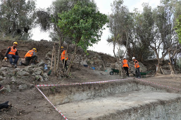 Bursa Mudanya’da antik Myrleia’nın sur duvarlarına ulaşıldı