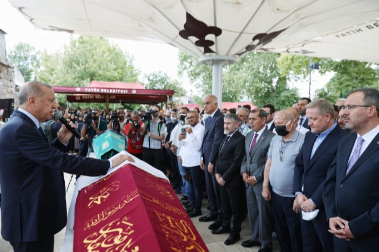 Cumhurbaşkanı Erdoğan, Fethiye Gümüşdağ’ın cenazesine katıldı