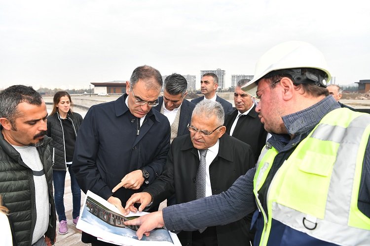 Recep Tayyip Erdoğan Millet Bahçesi’ne yakın takip